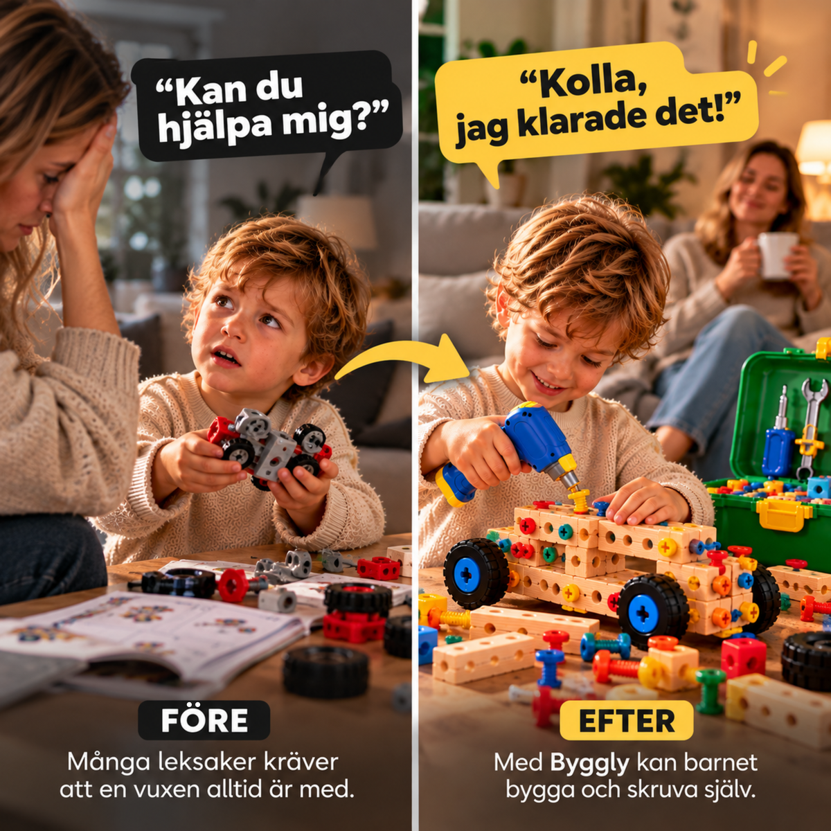 Byggly™ – Leken barnet kan bygge med selv